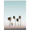 ABCWARRT Tropical Beach Landscape Poster Canvas Painting Wave Poster e Coconut Tree Stampe Wall Art Picture for Living Room Home Decor (50 * 70cm Nessuna Cornice,1)