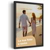 Cimpress Tela Personalizzata con Foto e Cornice, 30 × 40 cm, Verticale | Personalizzabile con immagine o testo, decorazione da parete per casa o ufficio, regalo personalizzato per Natale e feste