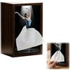 Generic Scatola di fazzoletti per ballerine, dispenser di tovaglioli con gonna in legno, elegante porta fazzoletti in legno, porta fazzoletti per gonna volante, dispenser di carta per ballerine, per camera da