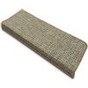 casa pura Coprigradini per Scale Interne - Antiscivolo Scale, Fonoassorbenti, Antimacchia, Vari Colori e Misure - Rettangolare - Set da 15-23.5x65 - Beige
