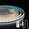 FCOB COB CCT USB Striscia LED Bianco caldo-Bianco freddo 3000K-6000K 5V 2M