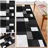 Laegnfho 120 x 400 cm Tappeto Passatoia Cucina Antiscivolo Lavabile Tappeto Runner Corridoio Lungo Tappeti Salotto Tappetino Camera da Letto Moderno Tappetini Lungo per Ufficio Entrata Casa Cucina