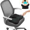 Vlecexs Cuscino Sedia Ufficio, Cuscino per Sedile in Memory Foam, Cuscini Ergonomico Sedile per Coccige Sciatica Lombare, Cuscino Emorroidi per Coccige per Ufficio, Casa, Auto, Divano, Sedia a Rotelle