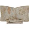 Bassetti lenzuola Una piazza e mezza completo letto composto da Lenzuola Sopra 180x280 cm, Lenzuola Sotto con Angoli 125x200 cm e una Federa 50x80 cm (Aster 41)