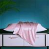 Juwenin Home Federa in seta Charmeuse in 100% seta di gelso con per capelli e pelle, 1 chiusura a busta (rosa, 50 x 75 cm)