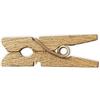 LWR CRAFTS Mini mollette in legno 15 colori 100 per confezione 1 2,5 cm (dorate)