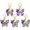 DAJUMOO Diamond Painting Portachiavi，5 Pcs Pittura Diamante Ricamo Ciondolo ， 5D Diamond Painting Kit Completo per Adulti Bambini，Decorazione Della Mano Borsa per 6 8 10 Anni Regalo Delle Ragazze