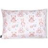 PinkZebra 20 x 30 cm, federa per cuscino per bambini, in 100% cotone, per ragazzi, Öko-Tex Standard 100, con chiusura lampo, made in EU, animali di peluche