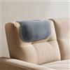 Jerylota Cuscino ergonomico per sedia a sdraio, cuscino in memory foam antiscivolo, supporto per chi dorme sul fianco, cuscino da bagno per collo e testa con tasca, viaggio per dolori al collo e alle