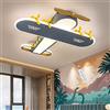 FUMIMID Plafoniera A Forma Di Aeroplano LED 59W Dimmerabile Lampada Per Camera Dei Bambini Paralume in Acrilico Camera Dei Ragazzi Camera Da Letto Asilo Sala Studio Lampada Lampadario Per Interni