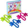 Cikyner Mano di gossip per bambini, 3 pezzi a mano colorata a forma di mano in gomma, per feste di compleanno, Pasqua, Natale