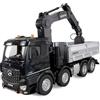 RC Toys Pleyer Huina 1538 Rc Pala a 4 assi con gru e manico per rifiuti camion 1:14 26 canali