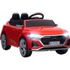 AIYAPLAY Auto elettrica per bambini 12V Audi Q8 3-4 anni Rossa