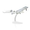QIYUMOKE 1/150 Diecast Business Jet Modello Aereo con Espositore, Metallo Executive Aircraft Desktop Decor per gli appassionati di aviazione Collezione Ufficio e Regalo