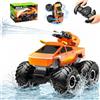 Kssvzz Anfibio Macchina Telecomandata per Bambini - RC Car con Cannone ad Acqua