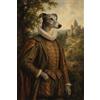 Generic Puzzle 1000 pezzi legno Levriero Nobile Rinascimentale al Castello