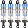 RcThjia Set di 4 ammortizzatori in alluminio oliati da 66 mm per auto RC 1/12 1/14 1/16 - Aggiornamento anteriore/posteriore compatibile con WLtoys 144001, 124019, MJX 16208, HBX