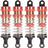 RcThjia Set di 4 Ammortizzatori Oliati in Alluminio da 72mm per Auto RC 1/12 1/14 1/16 - Aggiornamento Anteriore/Posteriore Compatibile con WLtoys 144001, 124019, MJX 16208, HBX