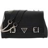 GUESS Levante Convertible Xbody Flap Bag Black