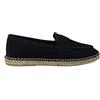 PAYMA - Espadrillas Mocassini da Uomo in Pelle Scamosciata. Sandali di Juta Estive e Flessibili. Design Liscio o Mascherato. Marrone, Blu Navy e Kaki