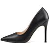 Zhabtuc Scarpe Décolleté Donna Tacco a Spillo 10CM Sexy a Punta Alto Tacco Vestito alla Moda Stiletto