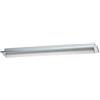 Eglo LED Applique Cumbrecita, lampada da parete a 1 fiamma, specchiera LED | in acciaio e plastica, lampada da bagno in cromo e bianco, illuminazione per ambienti umidi LED, IP44, lunghezza 61 cm