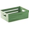 Snips Cassetta Multiuso, Organizer Multiuso, Contenitore Multiuso , 5 LT, Colore Verde, 29,5 x 19,5 x 10 cm, Made in Italy