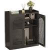 AYHARYLH Mobiletto Nascondi Cavi per Router WiFi e Modem - Scatola Organizer con Multipresa, Ventilazione ed Elegante Design per TV a Parete, Soggiorno o Ufficio(Black,59x25x82cm)