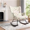 HomeMiYN Sedia per sala da pranzo, stile retrò, imbottita, in velluto, marrone, struttura in legno, seduta imbottita, stile classico Chesterfield, sedia per soggiorno e sala da pranzo, portata fino a