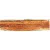 Générique Piano da tavolo, 180 x 40 x 3,8 cm, rettangolare, in legno massiccio acacia, piano da tavolo a bordo vivo rustico, per bar o supplementare, superficie liscia facile da pulire