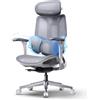 Hbada E3 Air Edizione 2026 Sedia da Ufficio Ergonomica - Supporto Lombare Dinamico a 3 Zone, Braccioli 4D Meccanici, Struttura in Fibra di Vetro e Base in Acciaio, Certificata IGR - Grigio
