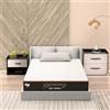 Memory Matratzen Materasso 120 x 200 cm, altezza 20 cm, materasso in schiuma fredda, 7 zone, grado di durezza H2/H3, Premium Memory Foam per letto doppio, camera da letto familiare (120 x 200 x 20 cm)