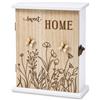 Dorunova Armadietto Portachiavi da Parete in Legno, Cassetta Organizer Chiavi | Porta Chiavi da Muro con Design Elegante, Aiuta a Organizzare le Chiavi e Decora Ingresso, Corridoio e Pareti di Casa