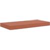GHVBNMF Scaffale da parete rosso 50 x 23 x 4 cm, moderna mensola da parete in legno, mensola sospesa per soggiorno, camera da letto e cucina, salvaspazio, per decorazioni e libri