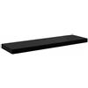 GHVBNMF Mensola sospesa nera lucida, 80 x 23,5 x 3,8 cm, moderna mensola da parete in MDF con supporto invisibile, elegante mensola da parete per soggiorno e ufficio, portata fino a 10 kg