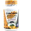 Geberich Curcumina Complessa, Spirulina, Piperina, Complesso di Zafferano - 30 capsule