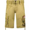 Geographical Norway Pasteque Men, Pantaloncini Bermuda Uomo, Mastic,