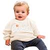 Tivhelrf Maglione per Bambini Fatto a Mano con Nome o Monogramma Ricamato su Misura, Regalo Specializzato per Bambini, Bambine, Neonati e Bambini Piccoli