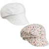 LIPODO Millefleurs Coppola Reversibile con Visiera Donna Primavera Estate
