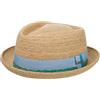 Stetson Vantella Diamond Cappello di Paglia da Sole Nastro in Grosgrain Unisex Primavera Estate