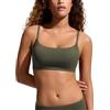 CRZ YOGA D-DD Scollo Rotondo Top Bikini Oliva Scura 42
