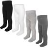 ZERULETS Collant per Bambini per Ragazze e Ragazzi Calzamaglia per Bambini Invernale in Cotone Calzamaglia per Bambini 4 Paia Calzini Caldi Leggings per 6 Mesi-6 Anni, 1-2 Jahre