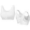 AOOPOO 2 Pack Reggiseno Correttore di Postura, Senza Ferretto, Supporto Posturale, Traspirante, con Chiusura Frontale, da Donna, per Sport, Yoga