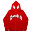Silver Basic Felpa con Cappuccio da Donna Uomo Y2K Spider Grunge Hoodie Oversize Punk Clothes Tops a Maniche Lunghe Halloween Sweatshirt