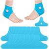 MOTIBACK 20 nastri kinesiologici pretagliati per caviglie, elastici, delicati sulla pelle, impermeabili, resistenti al sudore, per sport e riabilitazione (blu)