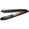 Panasonic EH-PHS9 Piastra Professionale per Capelli, Tecnologia Nanoe per Capelli Idratati, Brillanti e Setosi, 5 Livelli di Temperatura, Rivestimento in Ceramica, Autospegnimento, Nero/Oro Rosa
