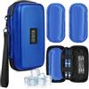 Fefod Borsa Termica da Viaggio Per Insulina, Borsa Frigo per Insulina, Porta Insulina Termico da Viaggio con Display Fahrenheit, Organizer per Farmaci Refrigerati con 2 Impacchi di Ghiaccio, TSA