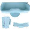 Ysislybin Stazione Lavacapelli Bambini, Silicone Ciotola per Shampoo Lavatesta Portatile con Tazza il Risciacquo per Lavandino e Vasca da Bagno Ciotola per Shampoo Senza Strappi per Persone Costrette Letto