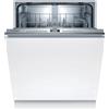 Bosch SMV4HTX31E - Lavastoviglie serie 4, completamente integrata/E, 60 cm, 92 kWh/100 cicli, 12 MGD, Silence/InfoLight/Extra Asciugatura/Cestello portaposate/Home Connect