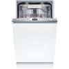 Bosch SPV6EMX05E Serie 6 - Lavastoviglie da incasso 45 cm - 10 posate - Silence Plus 42 dB - Home connect